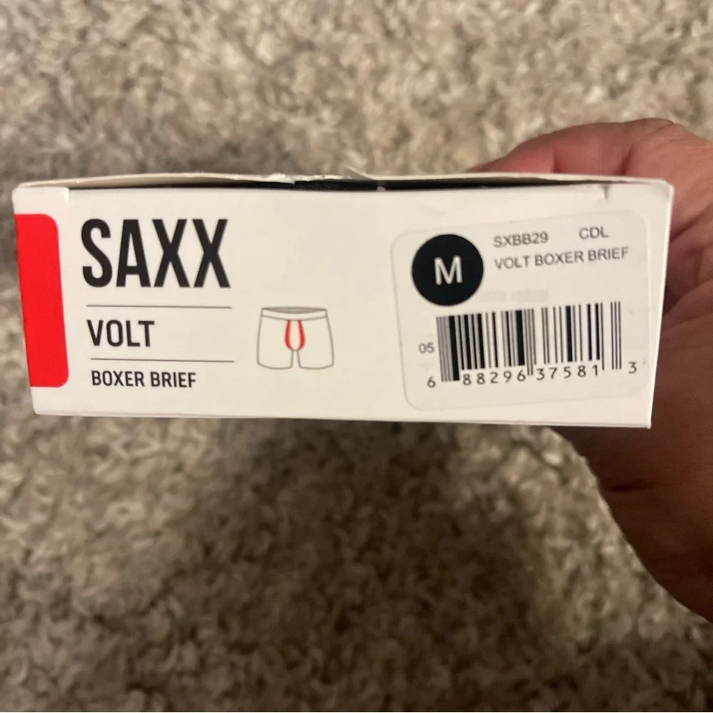 SAXX Men's Boxer Briefs with Beer Can and Maple Leaf Print